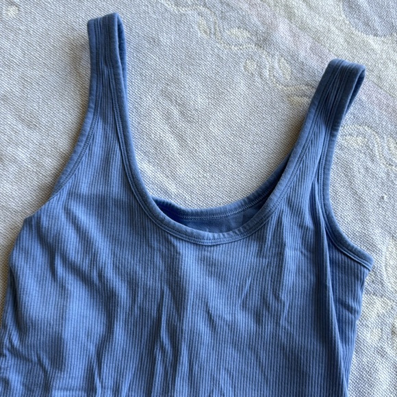 GAP Fitted Blue Tank Top - Picture 4 of 11